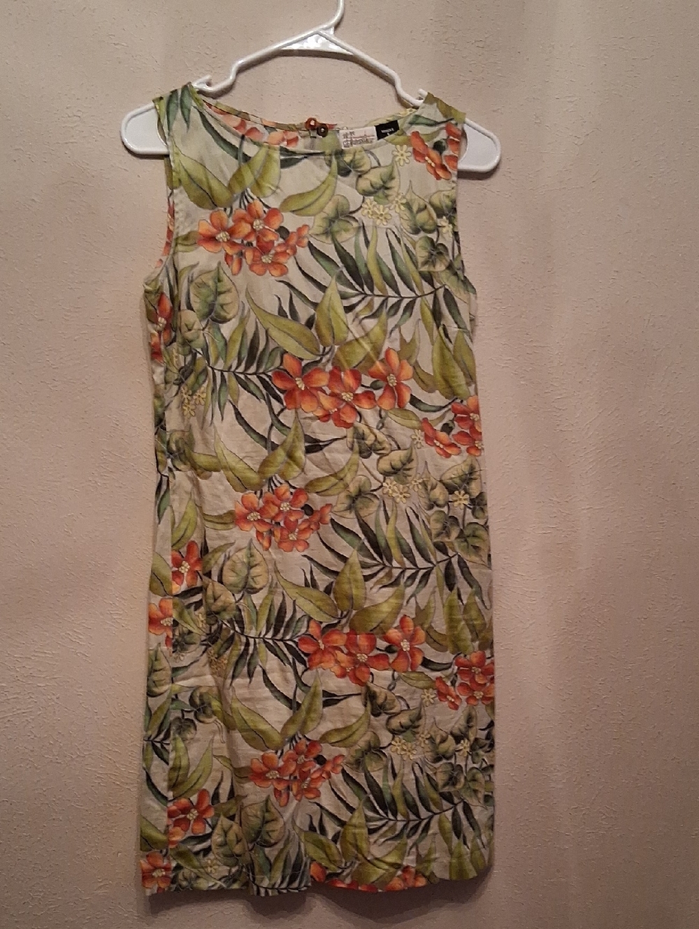 Pataloha Patagonoa Shift Dress Size 6 Hawaiian 100 Cotton Sleeveless